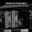 CORSAIR CPU hűtő, A115 Twin Tower, 2 Ventilátoros, LGA1700 támogatással, fekete thumbnail