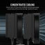 CORSAIR CPU hűtő, A115 Twin Tower, 2 Ventilátoros, LGA1700 támogatással, fekete thumbnail
