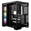 CORSAIR Ház iCUE LINK 6500X RGB, 3x iCUE LINK RX120 RGB Ventilátor, Tápegység nélkül, Edzett Üveg, fekete thumbnail