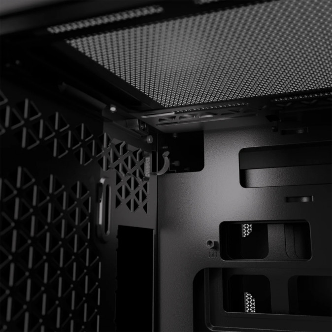 CORSAIR Ház 2500D AIRFLOW, Tápegység nélkül, Edzett Üveg, fekete PC