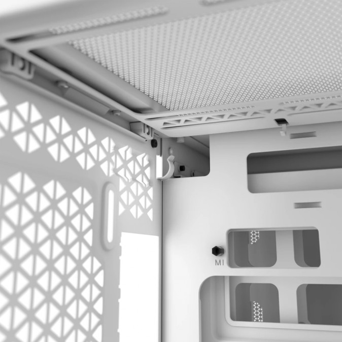 CORSAIR Ház 2500D AIRFLOW, Tápegység nélkül, Edzett Üveg, fehér PC