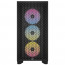CORSAIR Ház 3000D RGB AIRFLOW, 3xAR120 RGB Ventilátorral, Tápegység nélkül, Edzett Üveg, fekete thumbnail