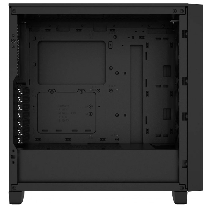 CORSAIR Ház 3000D RGB AIRFLOW, 3xAR120 RGB Ventilátorral, Tápegység nélkül, Edzett Üveg, fekete PC