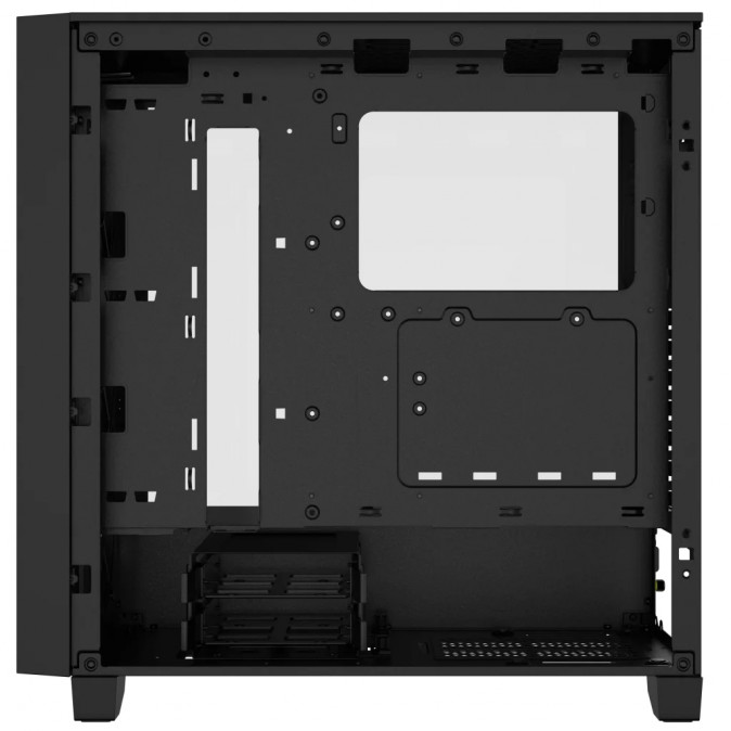 CORSAIR Ház 3000D RGB AIRFLOW, 3xAR120 RGB Ventilátorral, Tápegység nélkül, Edzett Üveg, fekete PC