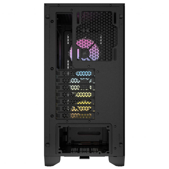 CORSAIR Ház 3000D RGB AIRFLOW, 3xAR120 RGB Ventilátorral, Tápegység nélkül, Edzett Üveg, fekete PC