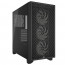 CORSAIR Ház 3000D RGB AIRFLOW, 3xAR120 RGB Ventilátorral, Tápegység nélkül, Edzett Üveg, fekete thumbnail