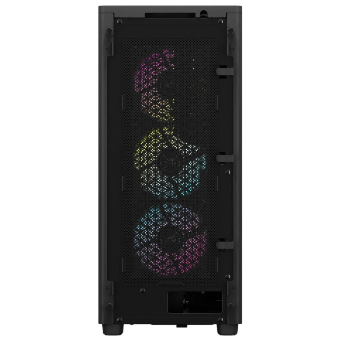 CORSAIR Ház 2000D RGB AIRFLOW Mini-ITX, 3xAF120 RGB SLIM Ventillátorral, SFX Tápegység nélkül, Edzett Üveg, fekete PC