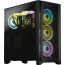 CORSAIR Ház iCUE 4000D RGB AIRFLOW, 3xAF120 RGB ELITE Ventillátorral + Kontroller, Tápegység nélkül, Edzett Üveg, fekete thumbnail