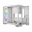 CORSAIR Ház iCUE LINK 2500X RGB Dual Chamber, 2xRX120 RGB Ventilátor, Tápegység nélkül, Edzett Üveg, fehér thumbnail