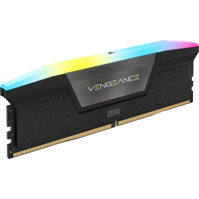 CORSAIR Memória VENGEANCE RGB DDR5 64GB 4800MHz CL32 INTEL (Kit of 2), fekete PC