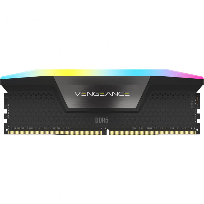 CORSAIR Memória VENGEANCE RGB DDR5 64GB 4800MHz CL32 INTEL (Kit of 2), fekete PC