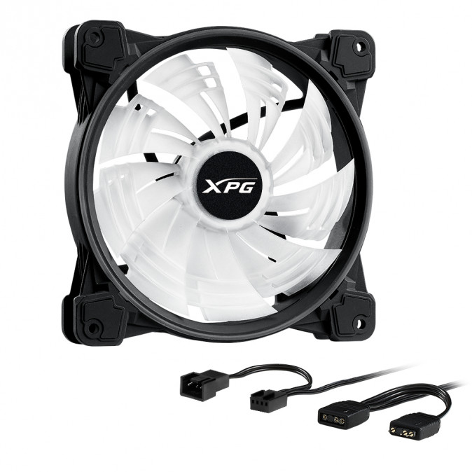 ADATA XPG Rendszerhűtő ventilátor Hurricane RGB, 14cm, fekete PC