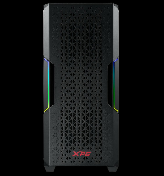 ADATA XPG Ház Midi ATX Starker AIR, 2x120mm ventilátor, Tápegység nélkül, üvegfalú, fekete PC