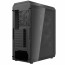 ADATA XPG Ház Midi ATX Valor AIR PLUS, 4x120mm RGB ventilátor, Tápegység nélkül, üvegfalú, fekete thumbnail