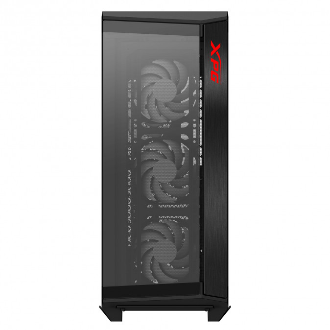 ADATA XPG Ház E-ATX Battlecruiser II, 4x120mm RGB ventilátor, Tápegység nélkül, üvegfalú, fekete PC