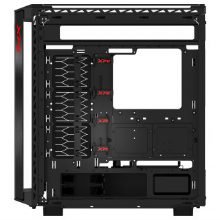 ADATA XPG Ház E-ATX Battlecruiser II, 4x120mm RGB ventilátor, Tápegység nélkül, üvegfalú, fekete PC