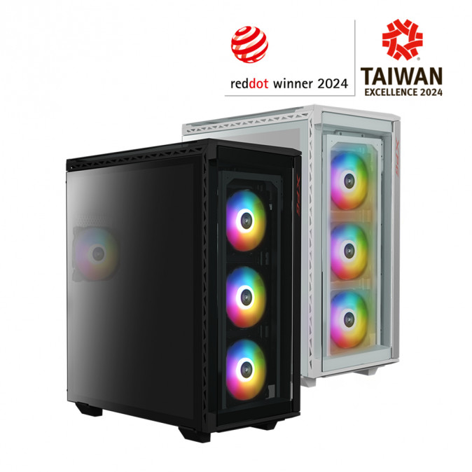ADATA XPG Ház E-ATX Battlecruiser II, 4x120mm RGB ventilátor, Tápegység nélkül, üvegfalú, fekete PC