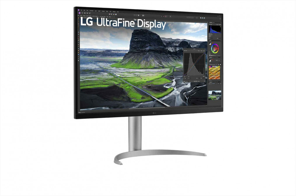 LG IPS monitor 31.5" 32UQ850V, 3840x2160, 16:9, 400cd/m2, 5ms, 2xHDMI/DisplayPort/USB-C/3xUSB, Pivot, hangszóró PC