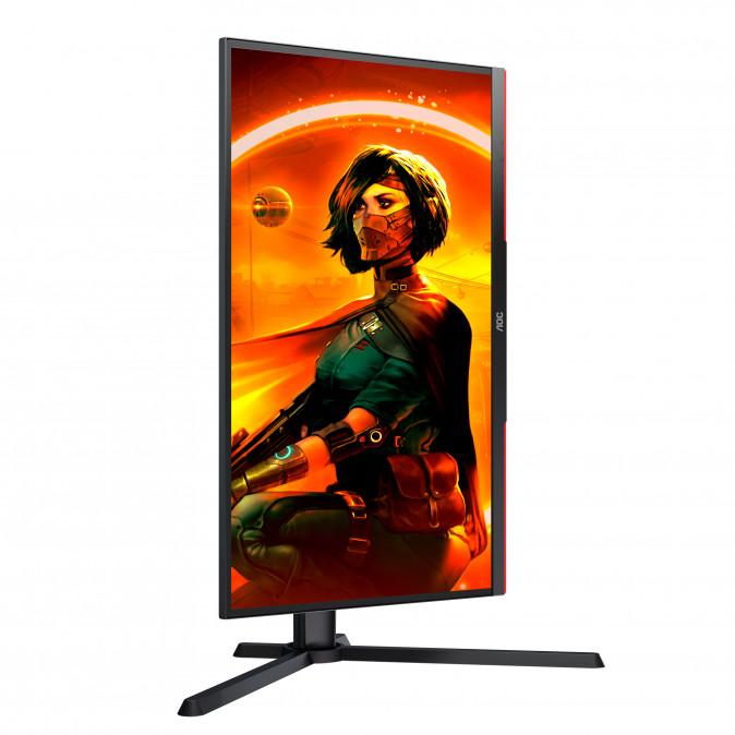 AOC Gaming 240Hz monitor 24.5" 25G3ZM/BK, 1920x1080, 16:9, 300cd/m2, 1ms, 2xHDMI/DisplayPort, áll. mag, pivot PC