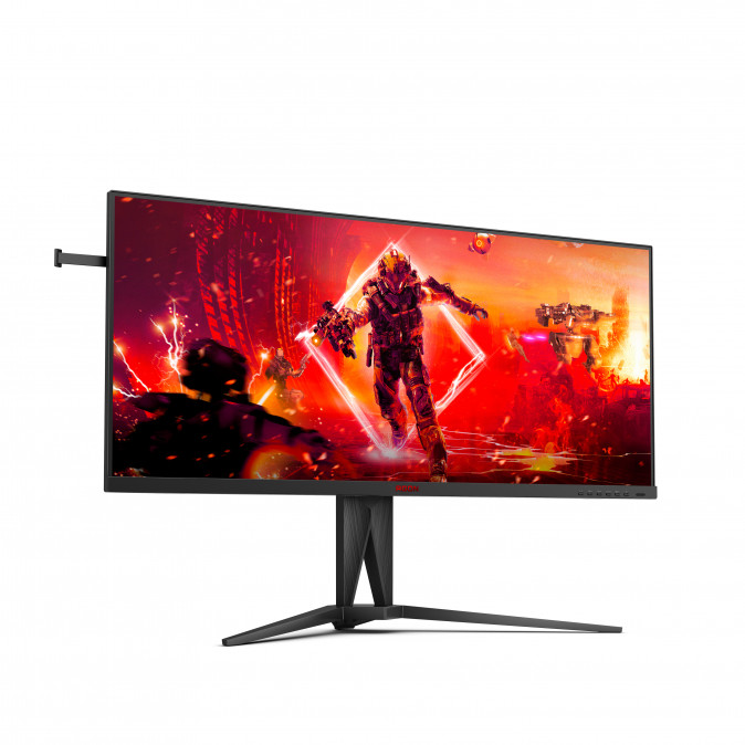 AOC Gaming 144Hz IPS monitor 40" AG405UXC, 3440x1440, 21:9, 350cd/m2, 1ms, 2xHDMI/DisplayPort/4xUSB/USB-C, hangszóró PC
