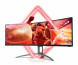 AOC Ívelt Gaming 165Hz monitor 48,8" AG493UCX2, 5120x1440 32:9, 400cd/m2, 1ms, HDMIx3/DisplayPort/USBx3 thumbnail