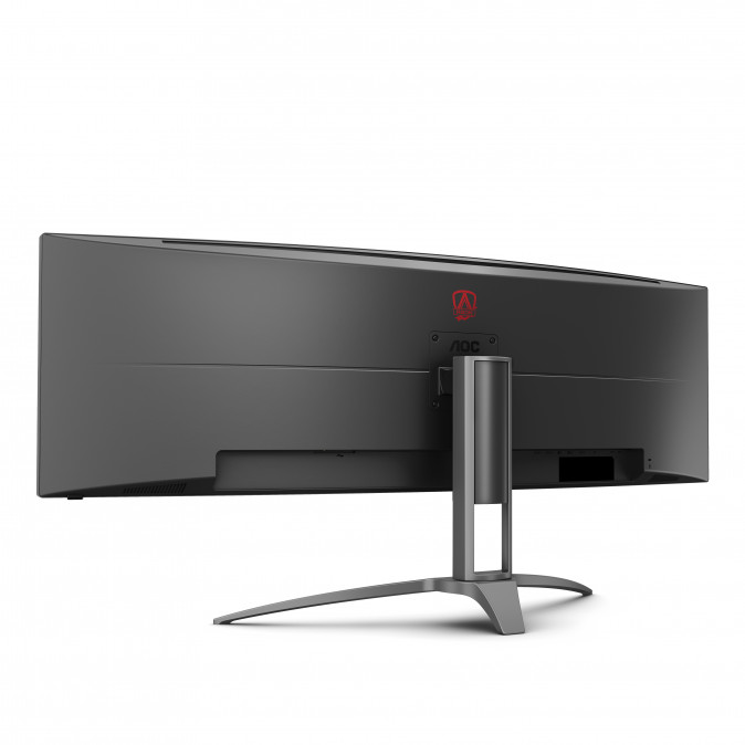 AOC Ívelt Gaming 165Hz monitor 48,8" AG493UCX2, 5120x1440 32:9, 400cd/m2, 1ms, HDMIx3/DisplayPort/USBx3 PC