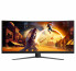 AOC Ívelt Gaming 240Hz monitor 34" CU34G4Z, 3440x1440, 21:9, 450cd/m2, 0,5ms, HDMIx2/DisplayPort/USBx2 thumbnail