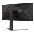 AOC Ívelt Gaming 240Hz monitor 34" CU34G4Z, 3440x1440, 21:9, 450cd/m2, 0,5ms, HDMIx2/DisplayPort/USBx2 thumbnail