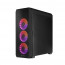 CHIEFTEC Ház Gaming Scorpion 4, ATX, 4x120mm RGB ventilátor, RGB vezérlő, Tápegység nélkül, Edzett Üveg, Fekete thumbnail