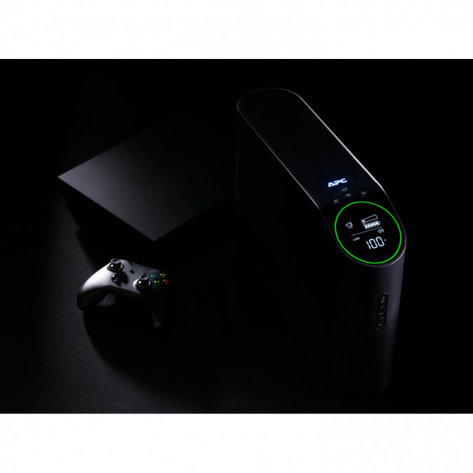 APC Back-UPS Pro Gaming, BGM2200 UPS, 2200VA/1320W, 4xSchuko 2xC13, LINE-INTERACTIVE szünetmentes,színuszos, AVR, RGB PC