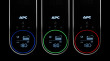 APC Back-UPS Pro Gaming, BGM2200 UPS, 2200VA/1320W, 4xSchuko 2xC13, LINE-INTERACTIVE szünetmentes,színuszos, AVR, RGB thumbnail