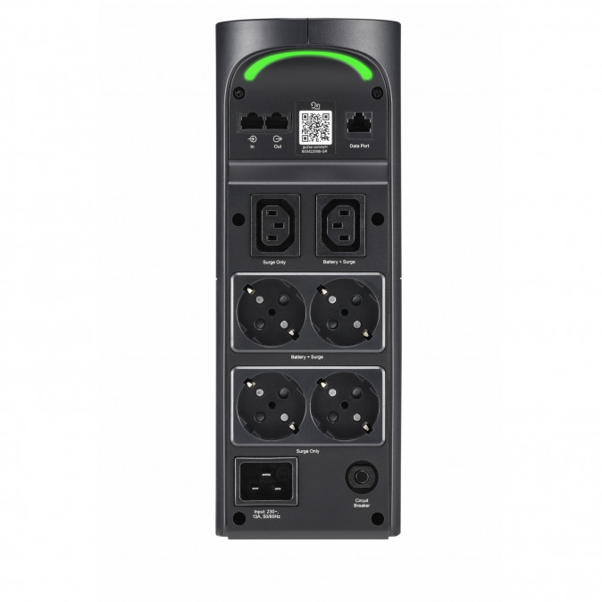 APC Back-UPS Pro Gaming, BGM2200 UPS, 2200VA/1320W, 4xSchuko 2xC13, LINE-INTERACTIVE szünetmentes,színuszos, AVR, RGB PC