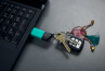 KINGSTON Pendrive 256GB, DT Exodia M USB 3.2 Gen 1 (fekete-kékeszöld) thumbnail