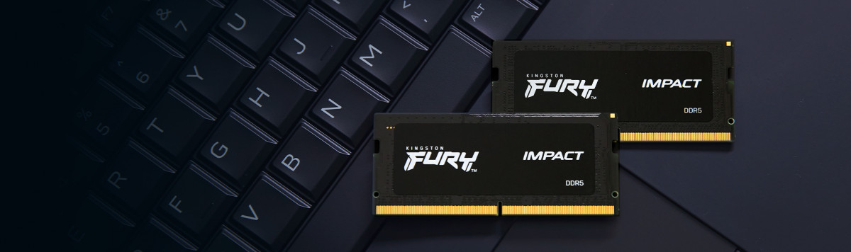 KINGSTON FURY NB Memória DDR5 32GB 5600MT/s CL40 SODIMM (Kit of 2) Impact PnP PC