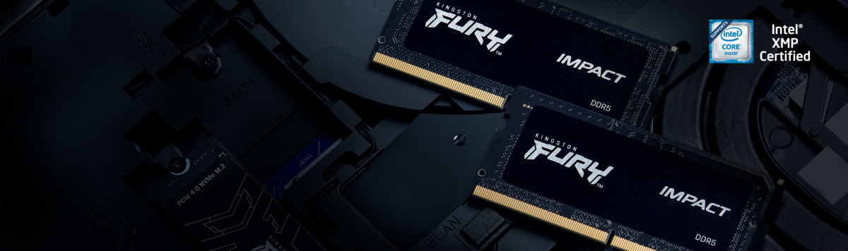 KINGSTON FURY NB Memória DDR5 32GB 5600MT/s CL40 SODIMM (Kit of 2) Impact PnP PC