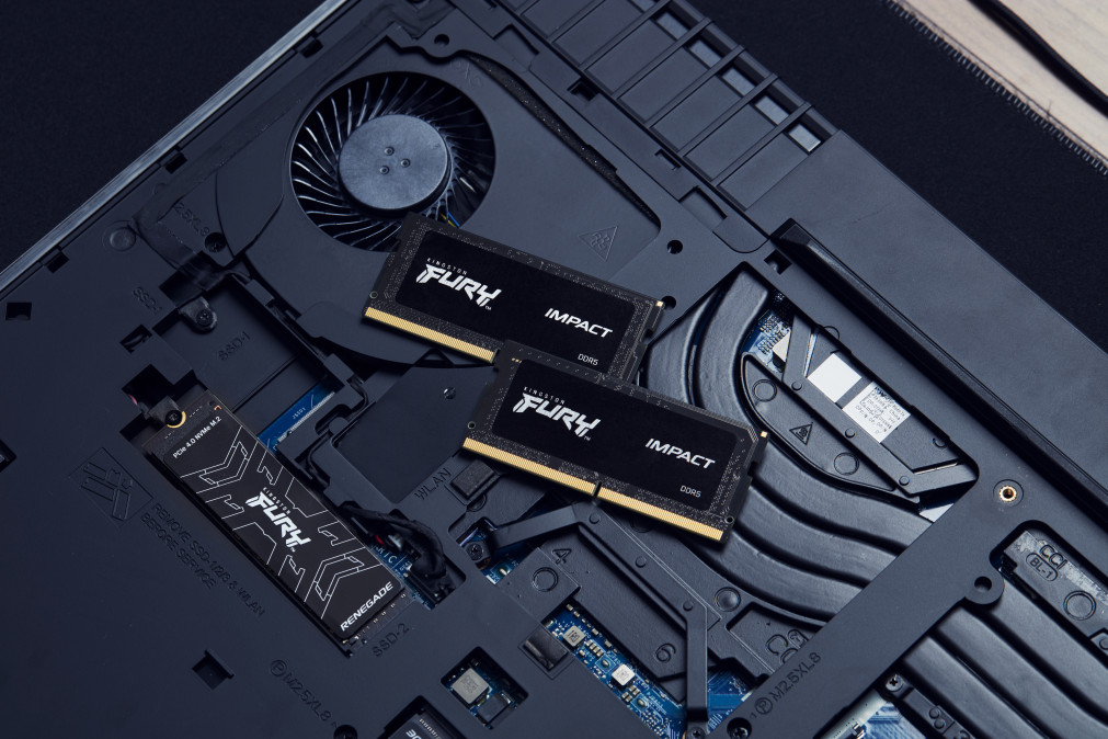KINGSTON FURY NB Memória DDR5 32GB 5600MT/s CL40 SODIMM (Kit of 2) Impact PnP PC