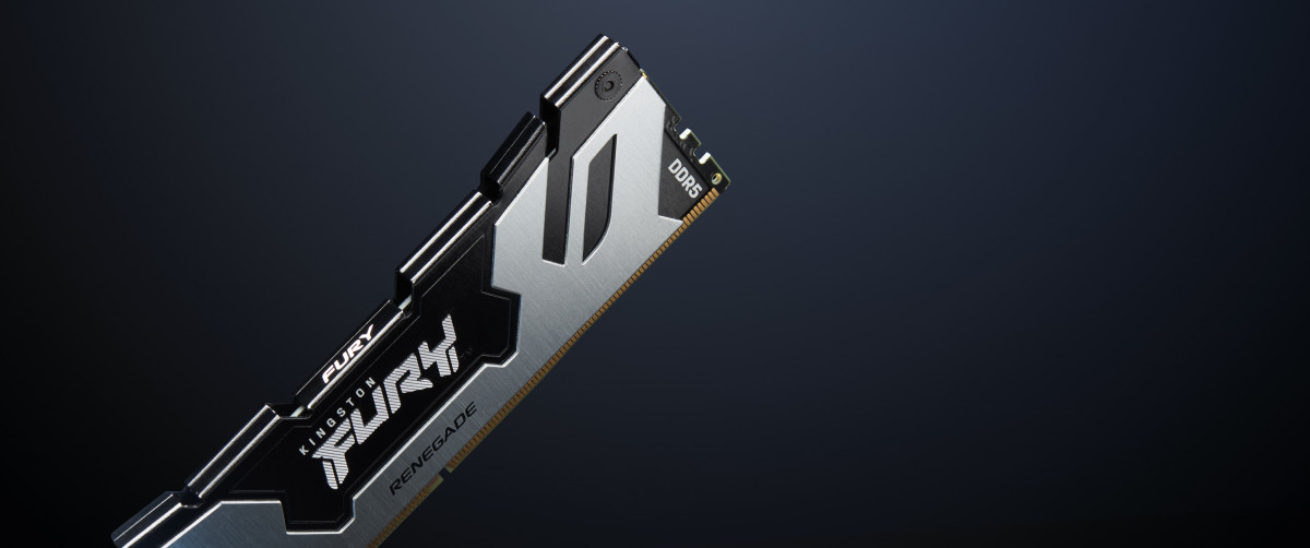 KINGSTON FURY Memória DDR5 96GB 6000MT/s CL32 DIMM (Kit of 2) Renegade Silver XMP PC