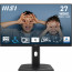 MSI Monitor Business PRO MP275QPG 27" QHD 2560x1440, IPS 16:9 100Hz, 1 ms, 2x HDMI, DP,  Black thumbnail