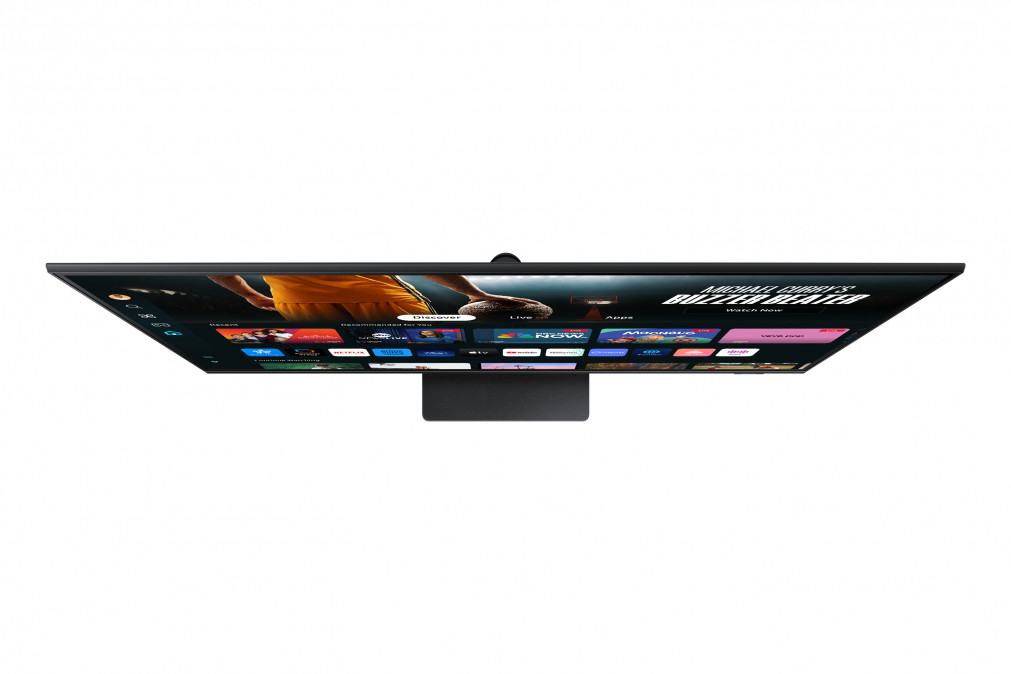 SAMSUNG Smart VA 43" monitor M7, 3840x2160, 16:9, 300cd/m2, 4ms, 2xHDMI/3xUSB/USB-C/WiFi/Bluetooth, hangszóró PC