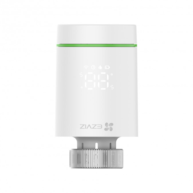 EZVIZ T55 intelligens radiátor termosztát 2 db + A3 Hub 1 db szett Otthon