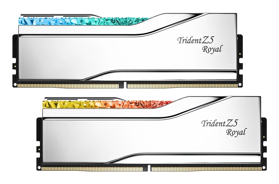 G.SKILL Memória DDR5 96GB 6400Mhz CL32 DIMM, 1.35V, Trident Z5 Royal Intel XMP (Kit of 2) PC