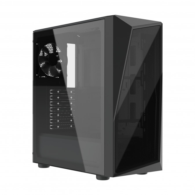 COOLER MASTER Ház Mid Tower ATX CMP 520L - Fekete PC