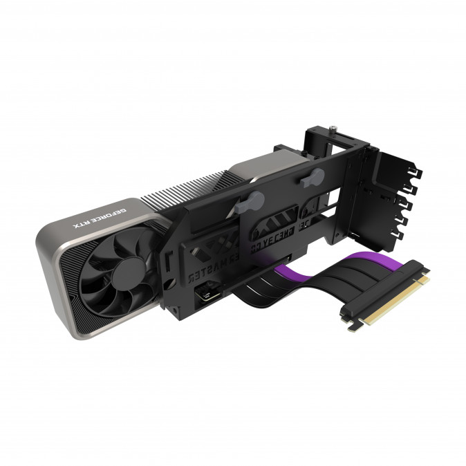 COOLER MASTER Vertikális Videokártya Tartó készlet - Fekete PC