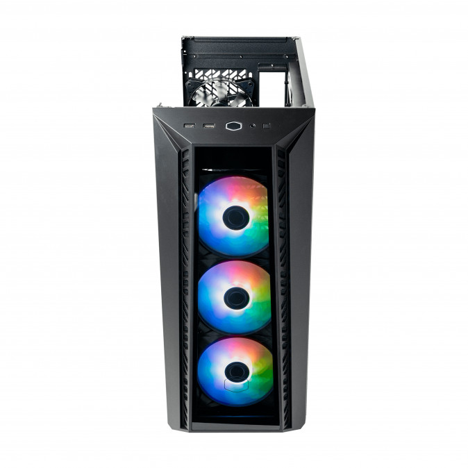 COOLER MASTER Ház Midi ATX MasterBox 520 - Fekete PC