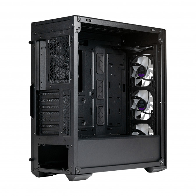 COOLER MASTER Ház Midi ATX MasterBox 520 - Fekete PC