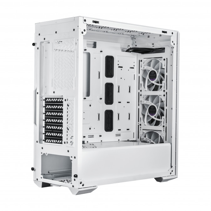 COOLER MASTER Ház Midi ATX MasterBox 520 - Fehér PC
