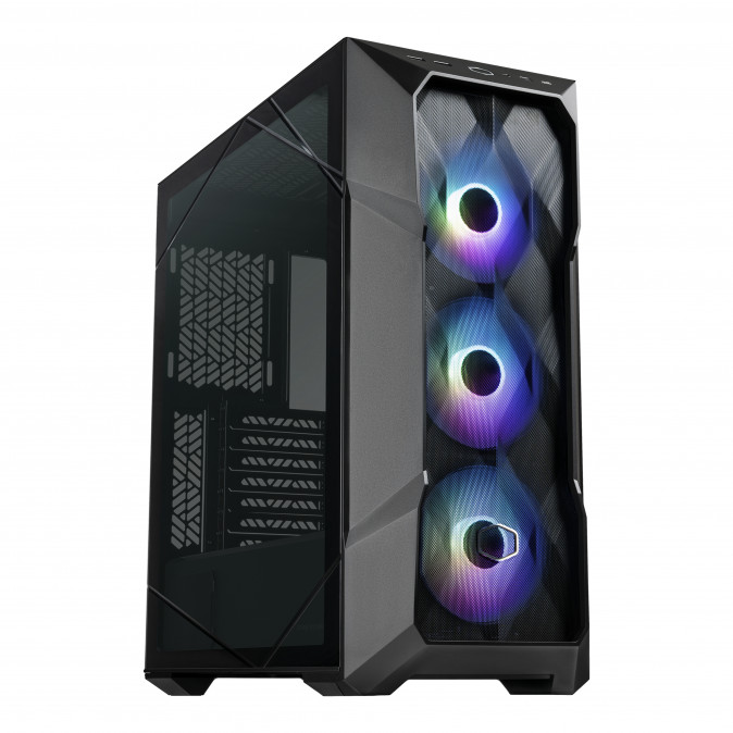 COOLER MASTER Ház Midi ATX MasterBox TD500 MESH V2 ARGB - Fekete PC