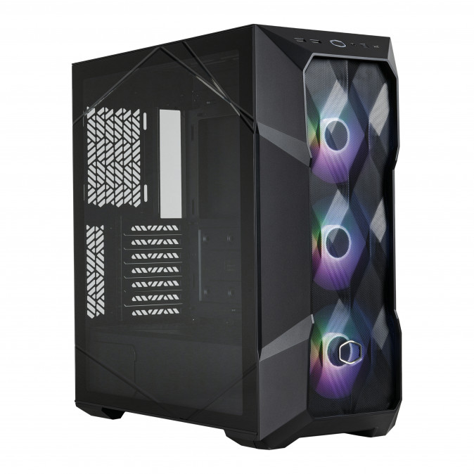 COOLER MASTER Ház Midi ATX MasterBox TD500 MESH V2 ARGB - Fekete PC