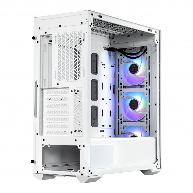 COOLER MASTER Ház Midi ATX MasterBox TD500 MESH V2 ARGB - Fehér PC