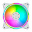 COOLER MASTER Rendszerhűtő Ventilátor MASTERFAN MF120 HALO 3IN1 WHITE EDITION, Gen2 RGB, 3db/csomag thumbnail
